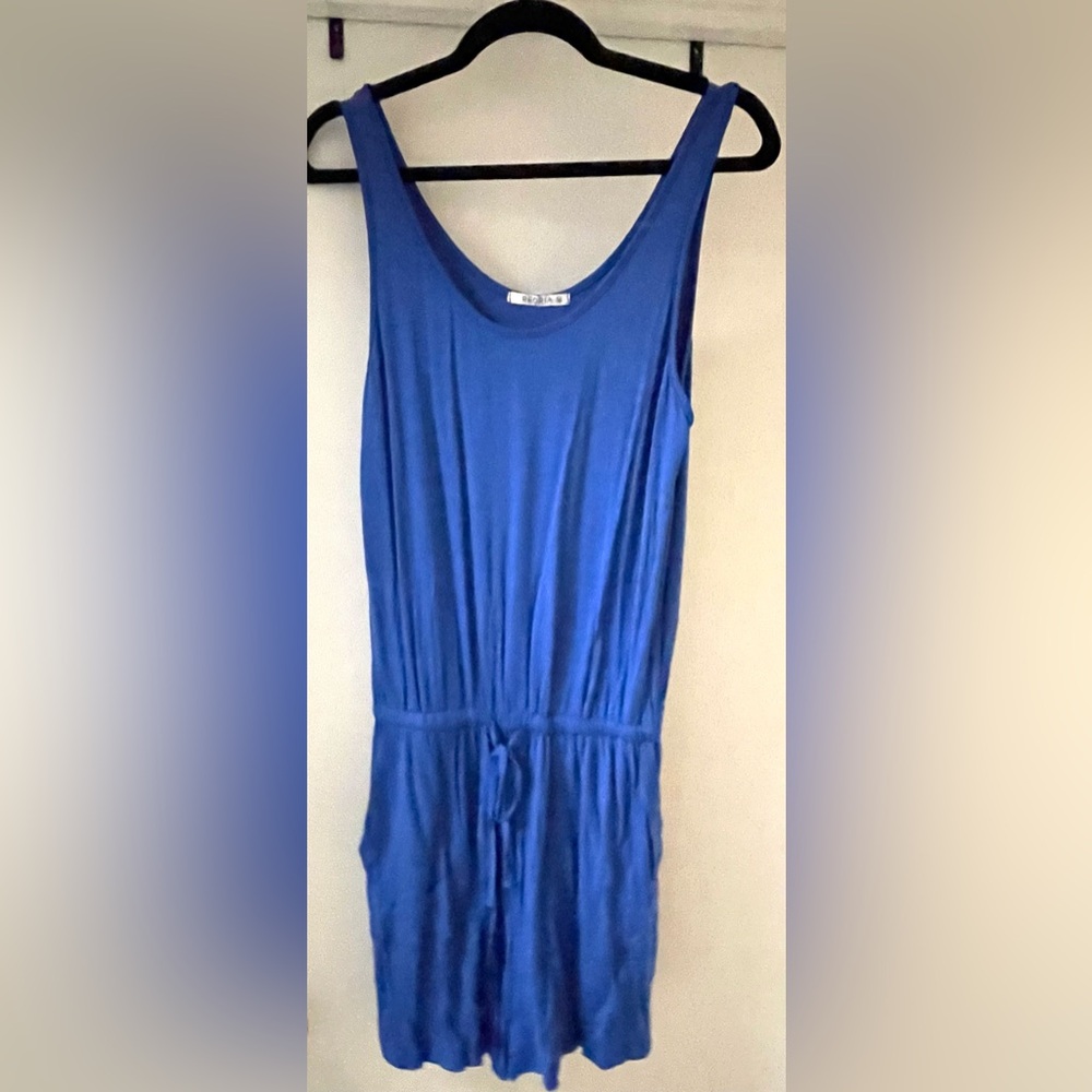 ReoRia Womens Summer Scoop Neck Sleeveless Tank Top Short jumpsuit Romper